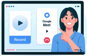 google meet record